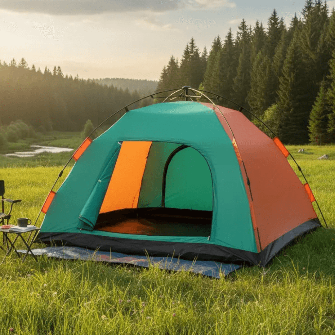 Automatic Pop-Up Camping Tent | 3-Person Portable Outdoor Shelter | 200×150×125 cm | Lightweight & Easy Setup