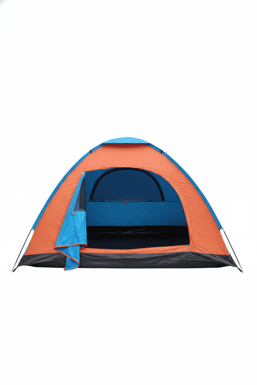 Automatic Pop-Up Camping Tent, Water-Resistant Dome Design (200 x 120 x 110 cm)