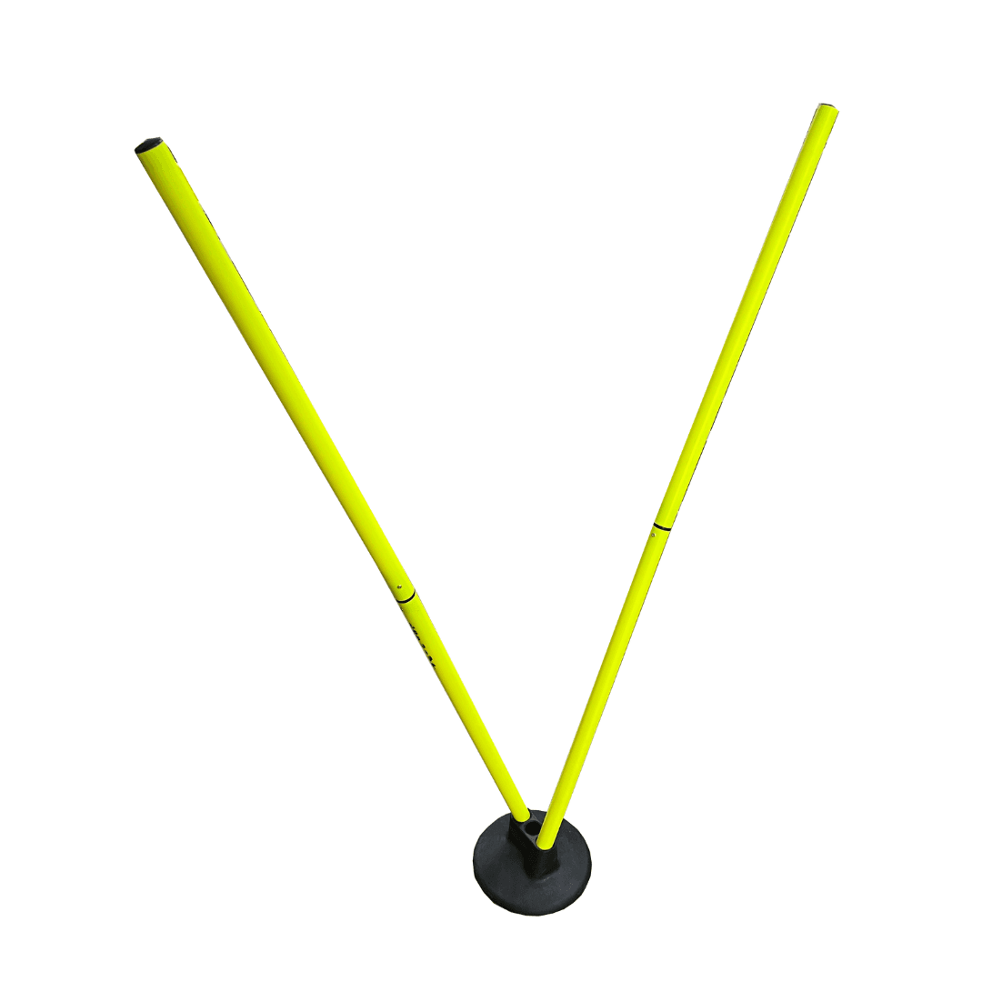 POLE WITH RUBBER BASE STAND