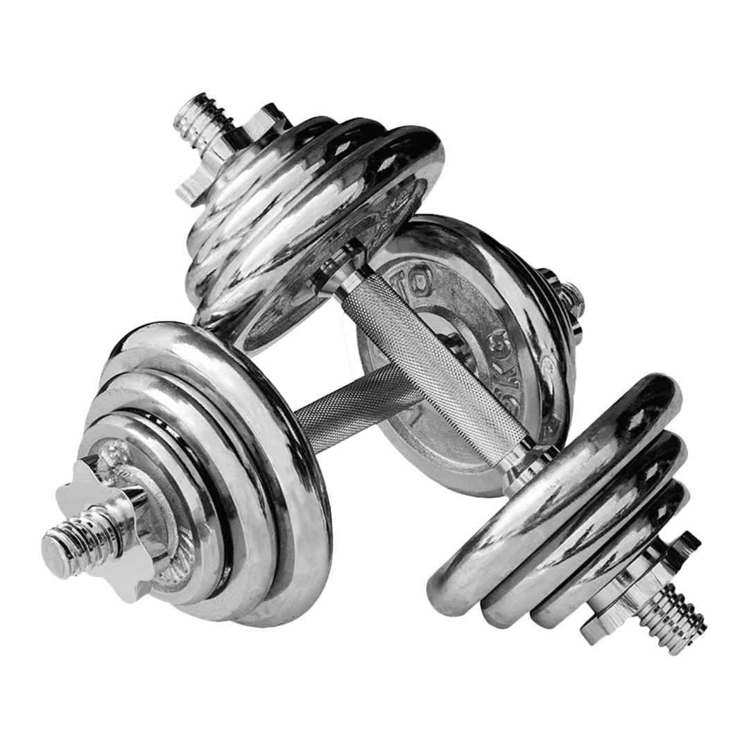 ADJUSTABLE CHROME DUMBELL
